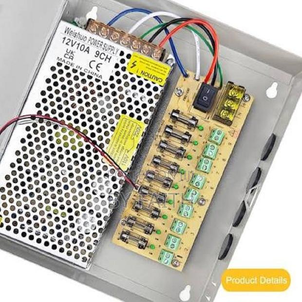 12v 10a CCTV Psu Box – Stable Power Supply - main view