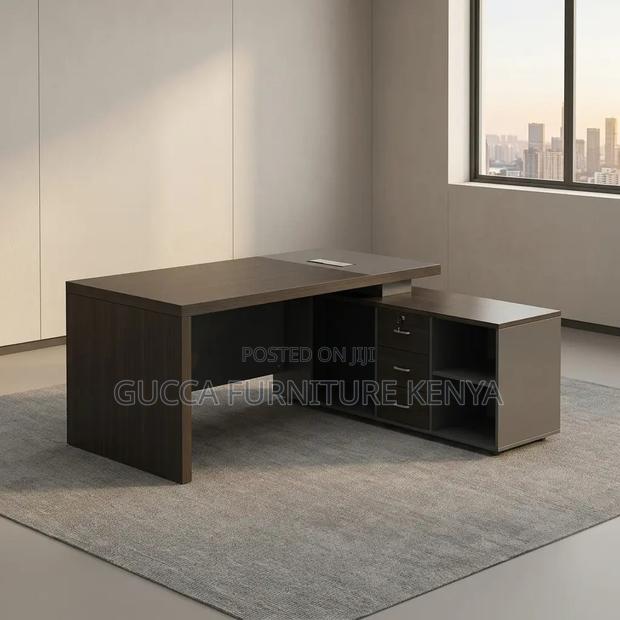 Director's Imported L-Shape Desk-1800mm - thumbnail 3