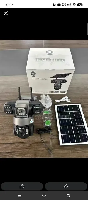 4G Triple Lens Solar CCTV Camera