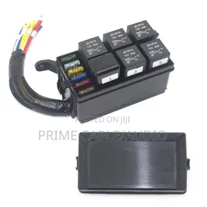 12V 6-Relay Automotive Fuse Relay Distribution Box,