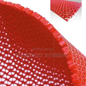 Safe Steps, Secure Spaces With Red and Green Perforated PVC Mats
