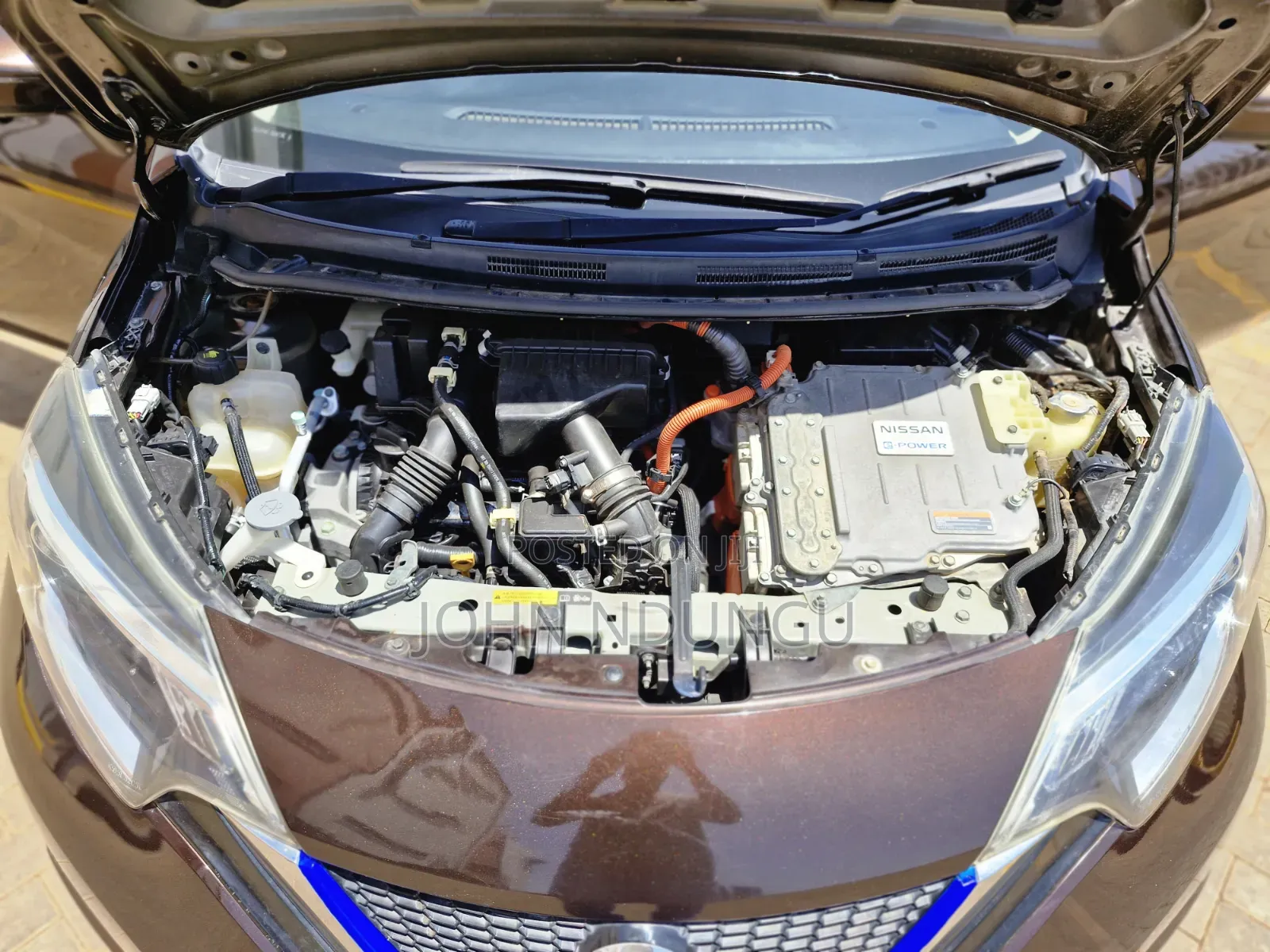 Nissan Note 2017 Burgundy