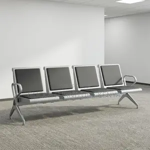 4-Seater Padded Hallway Waiting Bench.