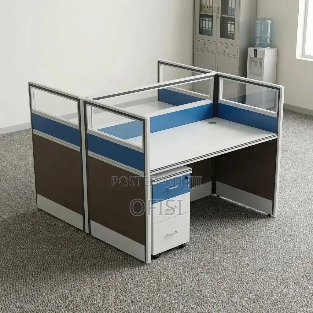 Office Workstation; Modern Office 2-Way Workstation