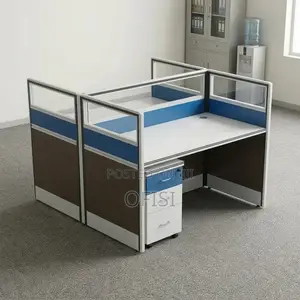 Office Workstation; Modern Office 2-Way Workstation