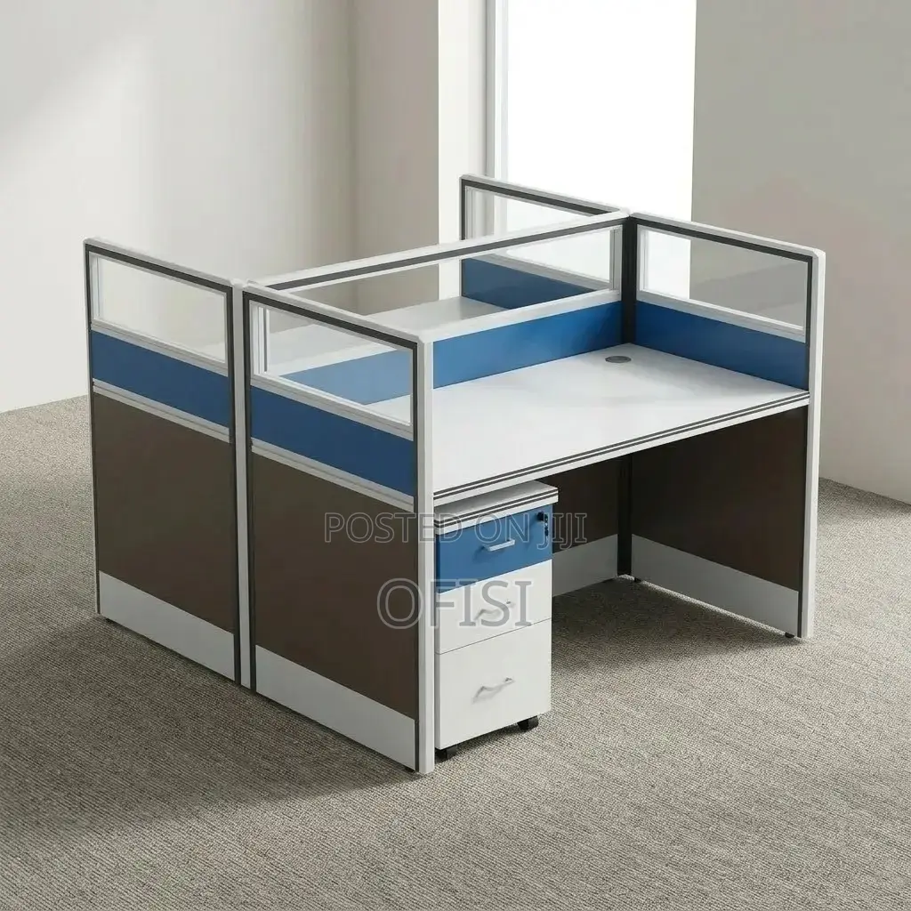Office Workstation; Modern Office 2-Way Workstation