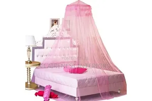 The Perfect Protection for Peaceful Nights With Pink and White Net
