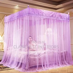 Keep Your Bed Mosquito-Ready With Purple 4 Stand Net