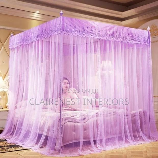 Keep Your Bed Mosquito-Ready With Purple 4 Stand Net - thumbnail 2