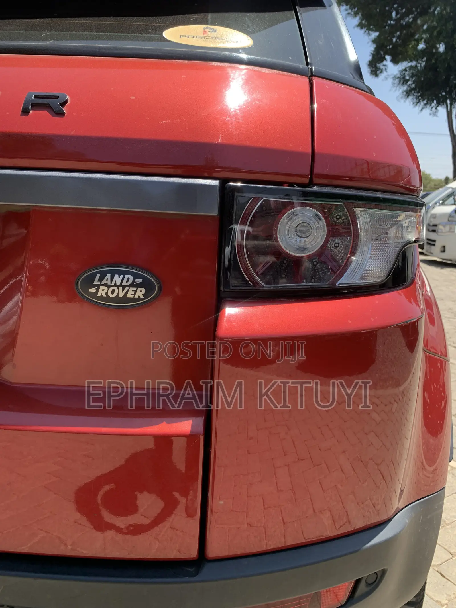 Land Rover Range Rover Evoque 2012 Red
