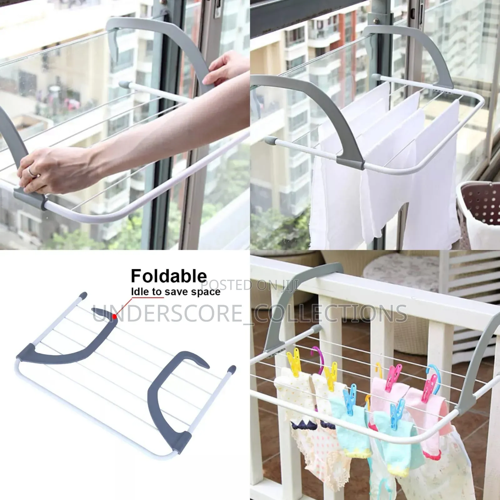 Multifunction Foldable Cloth Rack