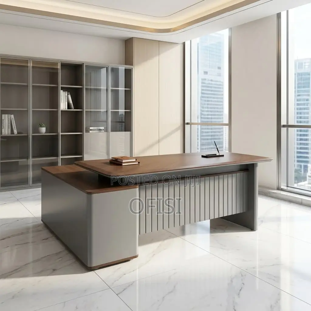 Office Desk; Durable 2.2m Professional Office Work Desk