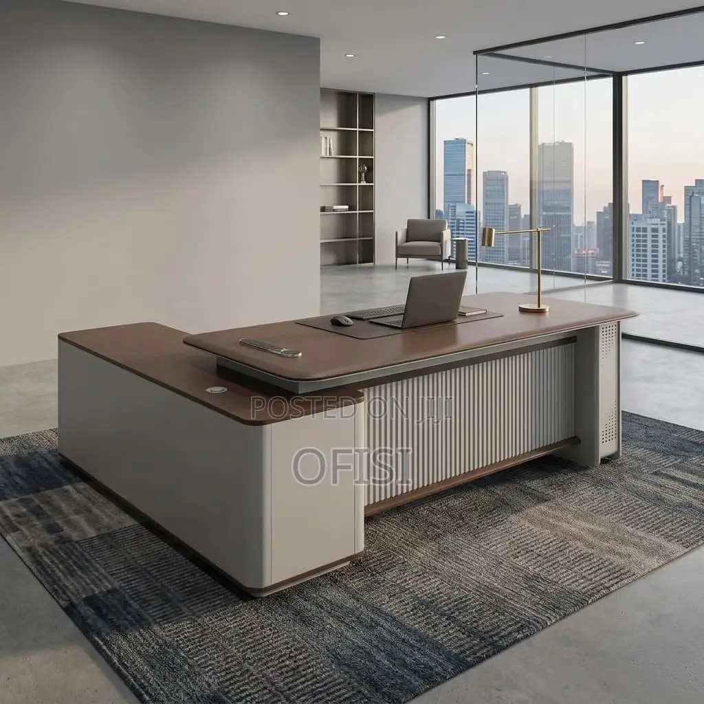 Office Desk; Durable 2.2m Professional Office Work Desk