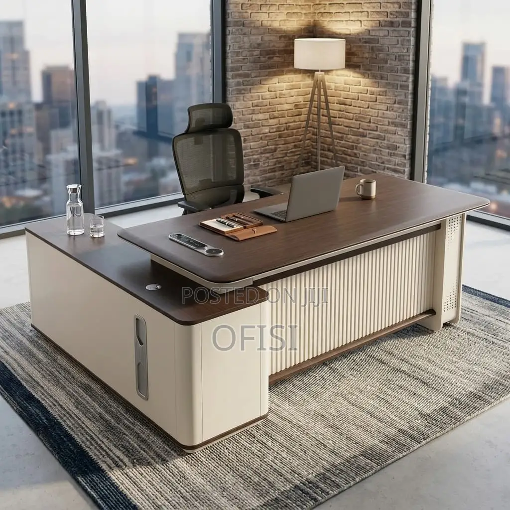 Office Desk; Durable 2.2m Professional Office Work Desk