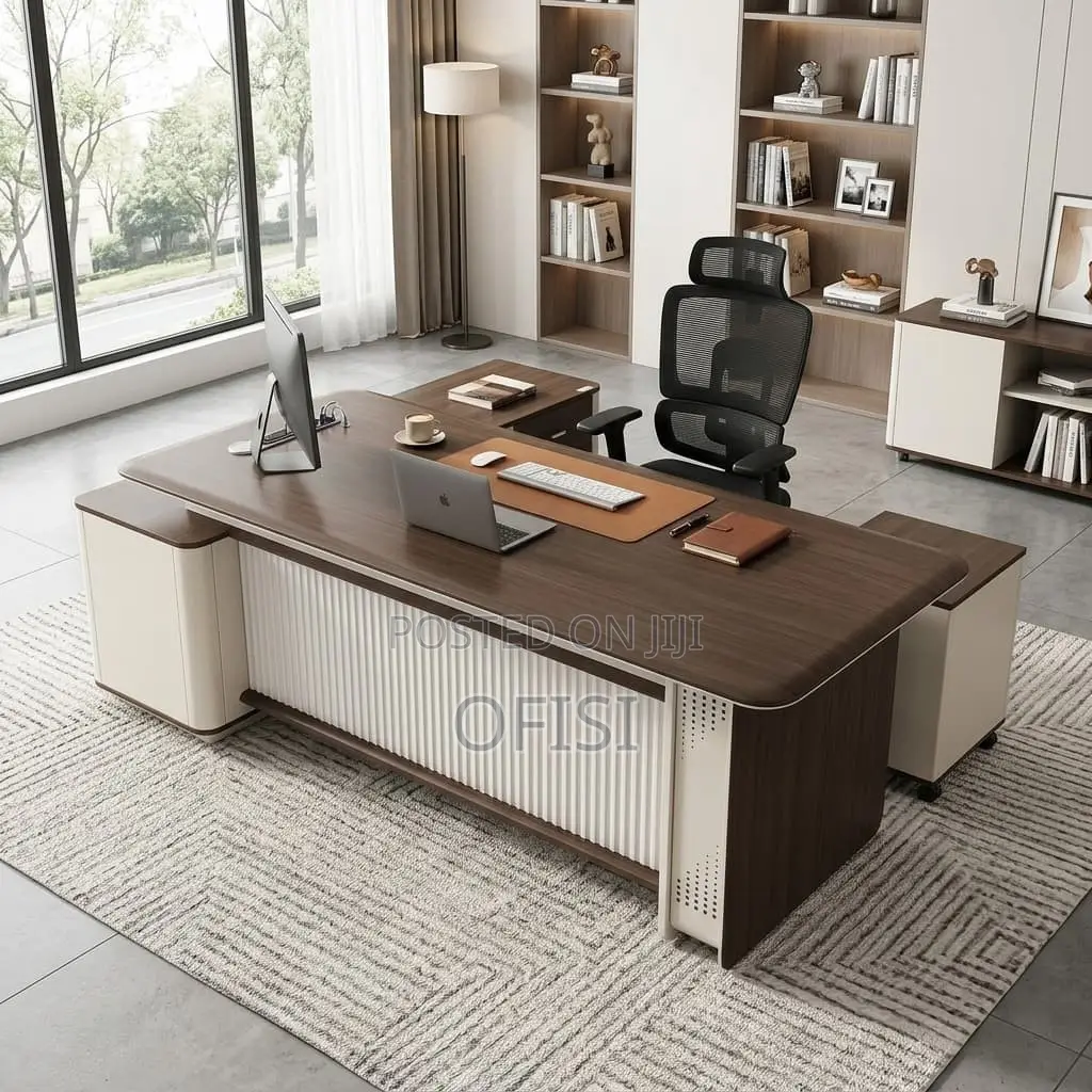 Office Desk; Durable 2.2m Professional Office Work Desk