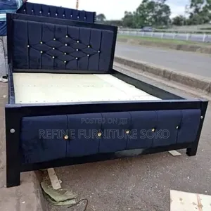 New Arival Navyblue Mocket Bed