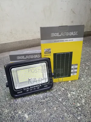 SolarMax WL-200W 200W Outdoor Solar Security Floodlight