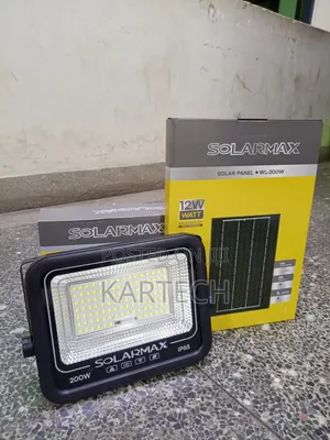 SolarMax WL-200W 200W Solar LED Flood Light With Solar Panel
