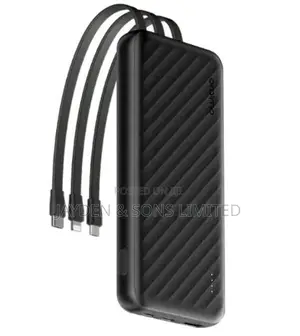 Oraimo 10,000mAh 12W Power Bank With Built-in Cables