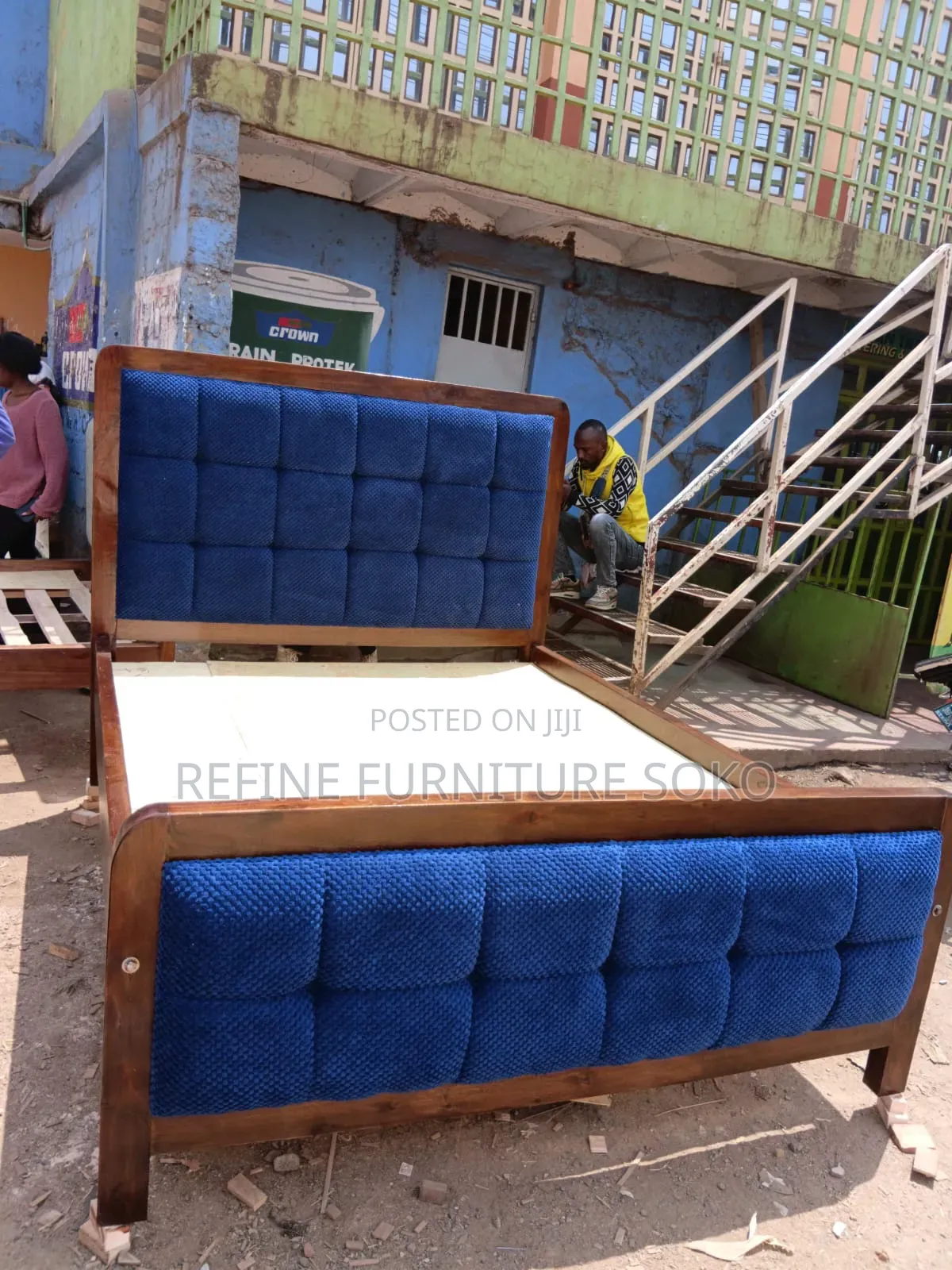 Blue Mocket Bed 5x6 and 6x6 Available
