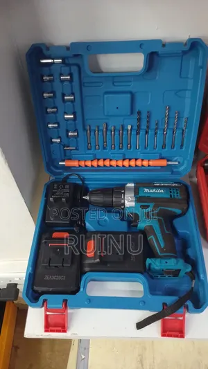 Makita-Style 36V Cordless Drill/Driver Kit in a Carrying Case.