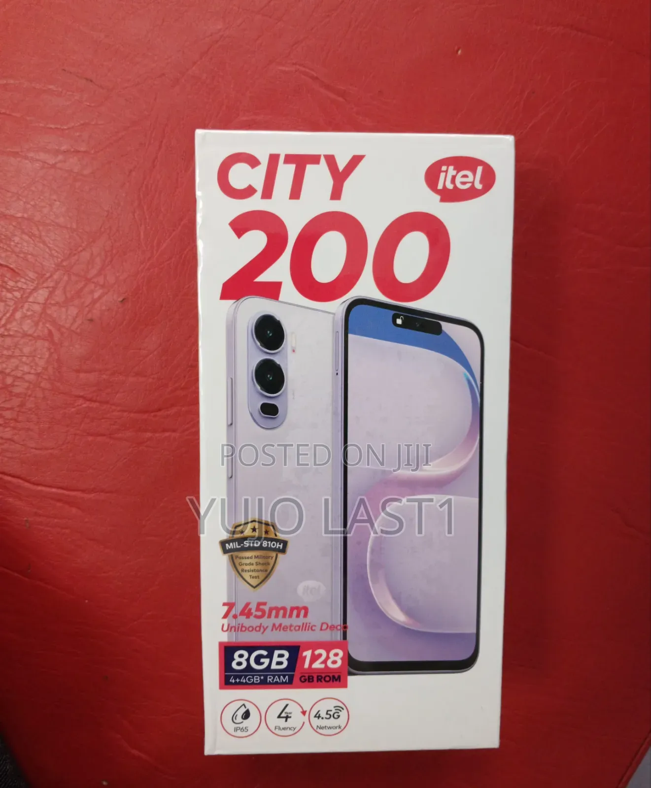 New Itel City 200 128 GB Purple