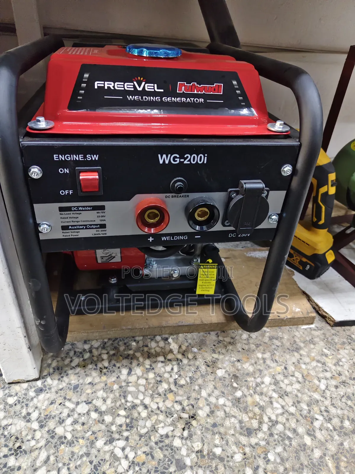 Freevel WG-200i 2-in-1 Petrol Welding Generator (1.3KVA / 120A)