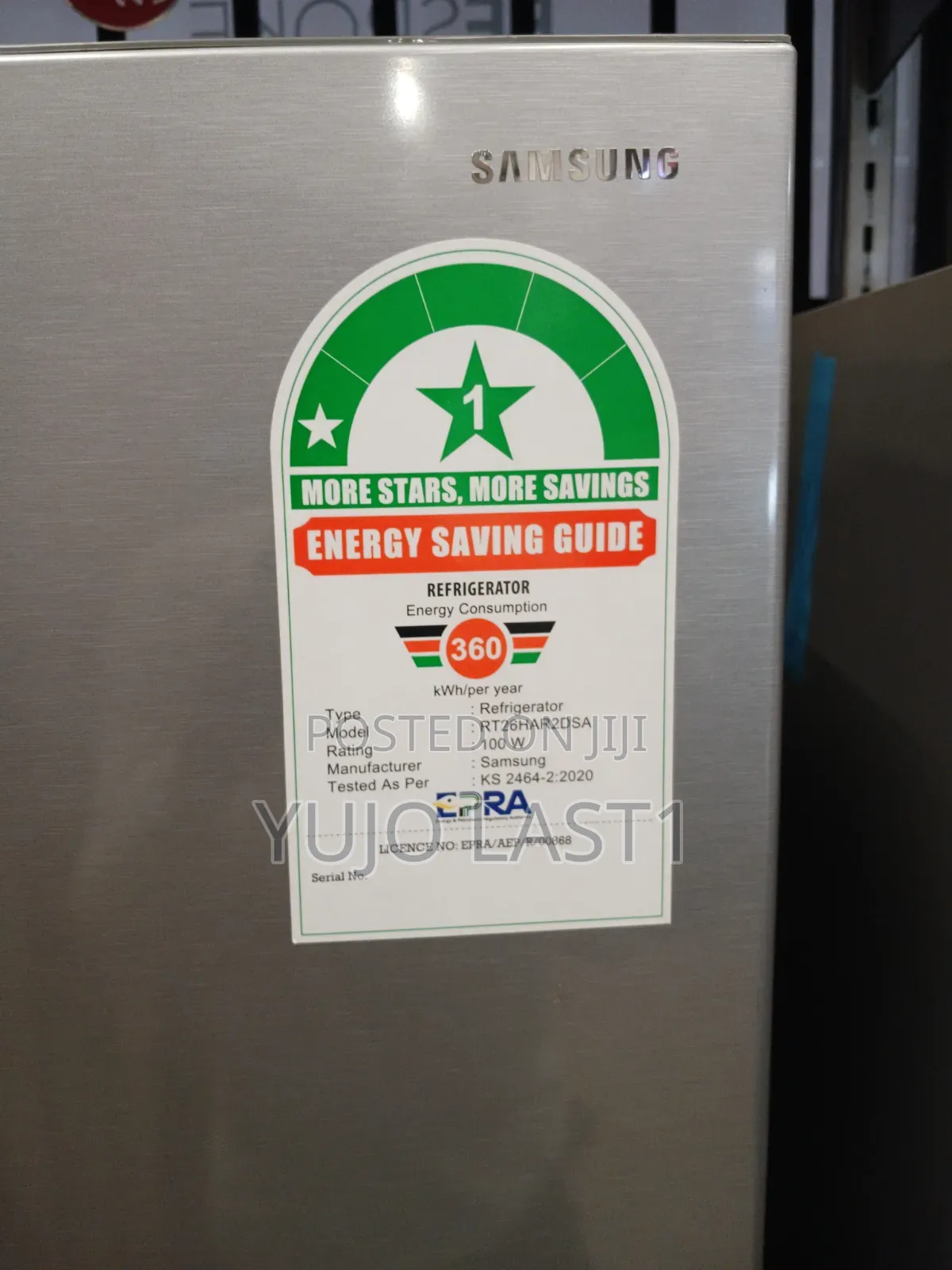 Samsung 208Ltrs Double Door Fridge RT26HAR2DSA/UT