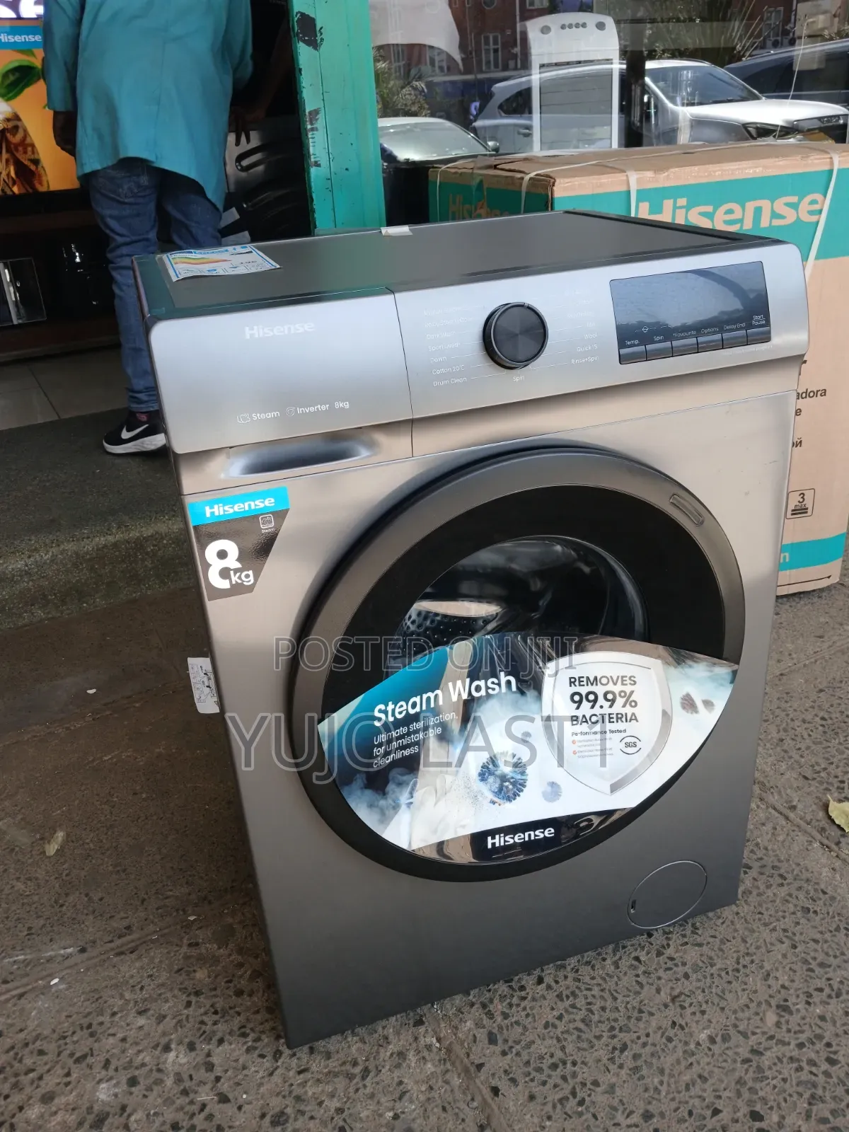 Hisense Washing Machine 8kg Wash Spin WFQP8014EVMT – Full Automatic