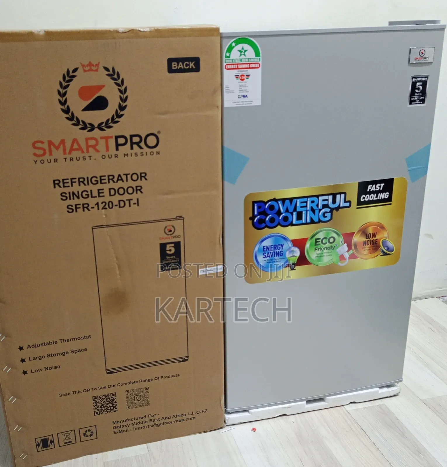 SmartPro 90L Home Office Single Door Fridge