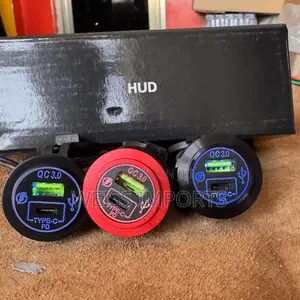12v/24v Panel-Mount Dual USB Car Charger Sockets