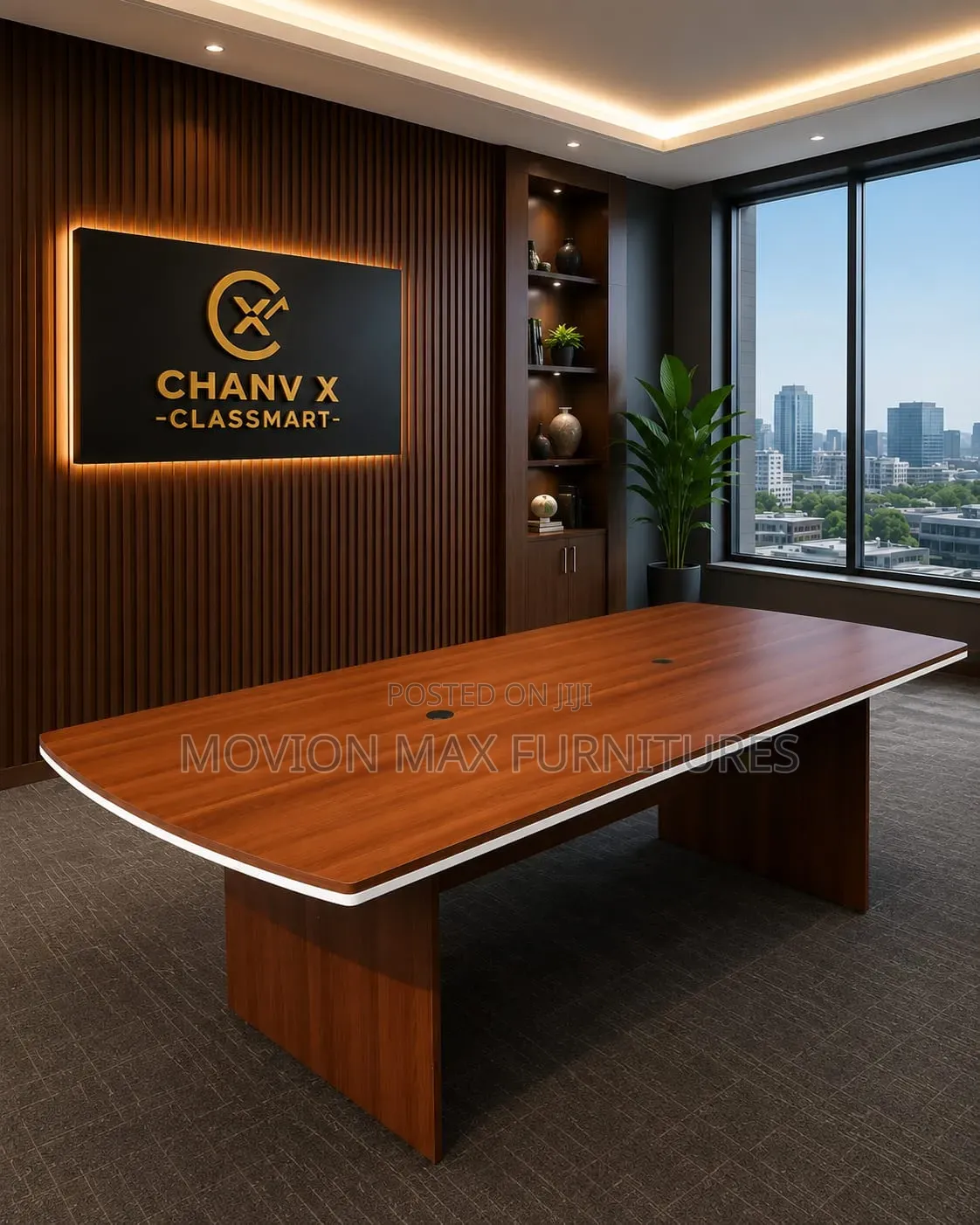 Boardroom Table, 2.4m Delegate Boardroom Table
