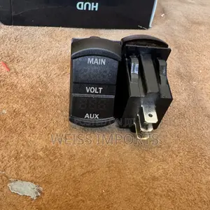 Rocker-Switch-Style Dual Digital Voltmeter