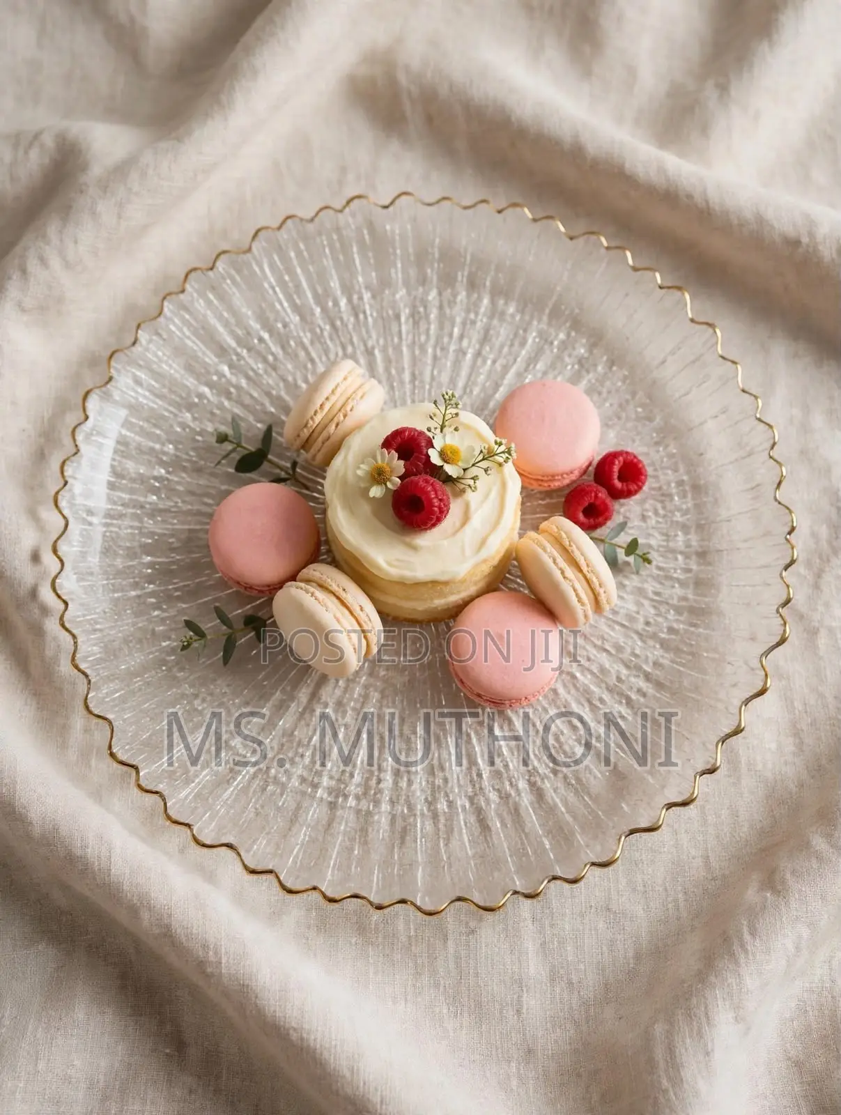 6 PCs High Quality Glass Dinner/ Charger Plates
