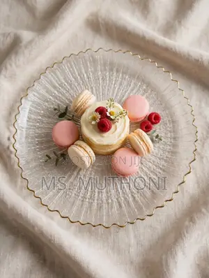 6 PCs High Quality Glass Dinner/ Charger Plates