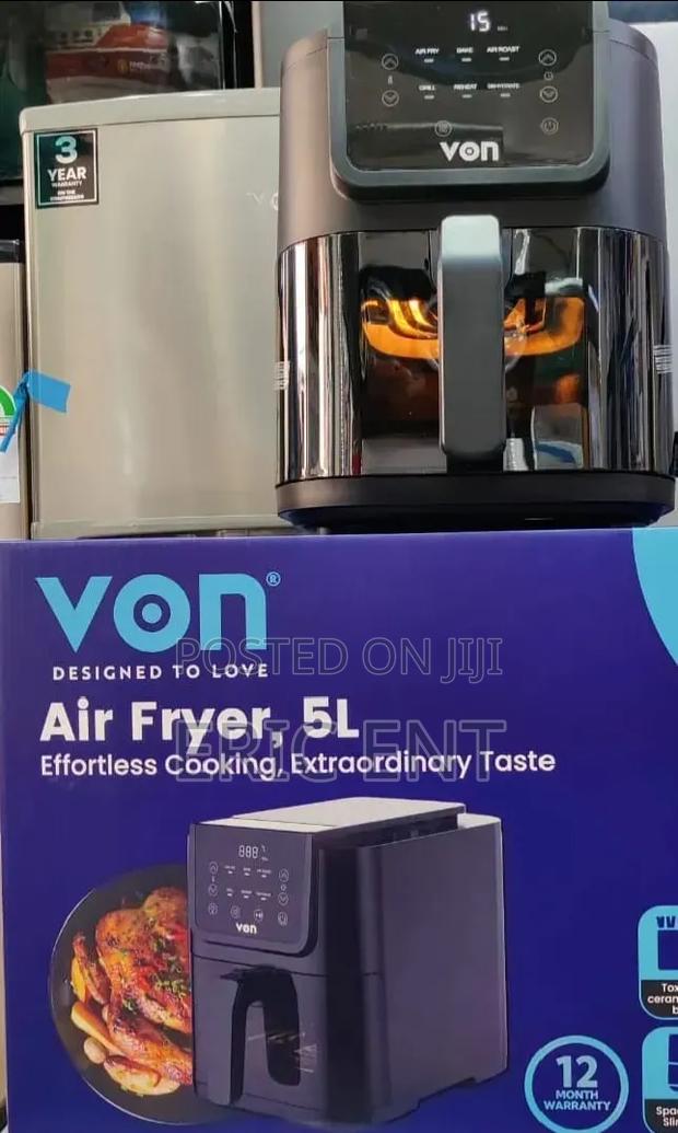 5L Digital Slim Design Air Fryer 1500W Touch Control - main view