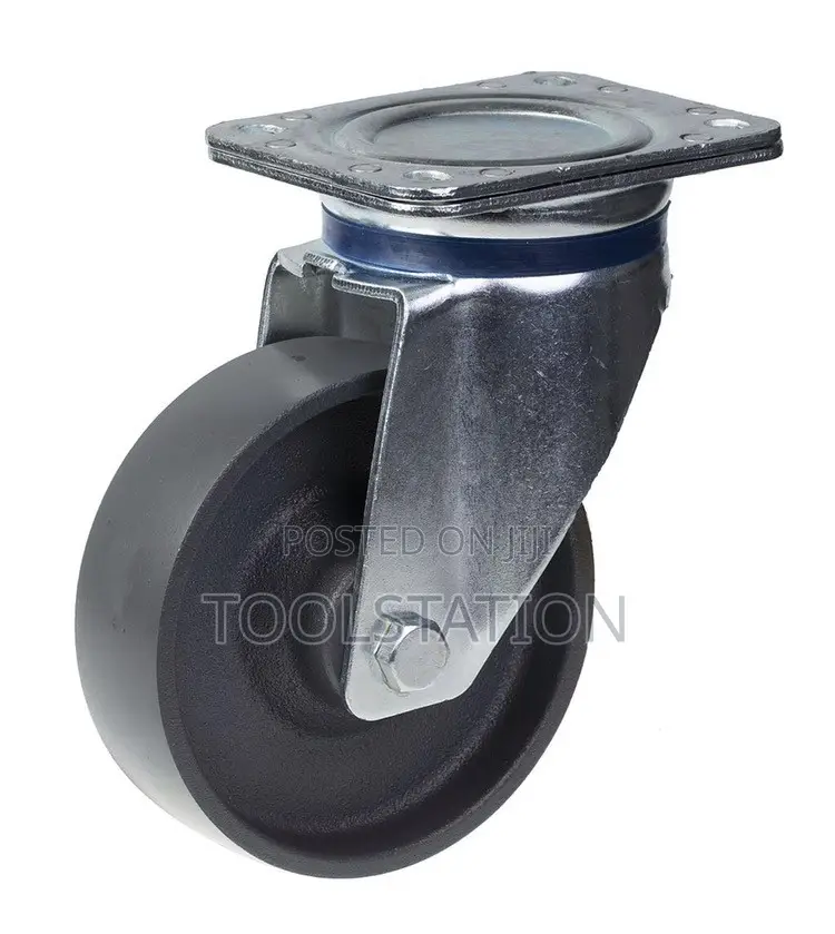 4x1 Inch Metal Cast Iron Swivel Heavy Duty 70 Kg Load Castor Wheel