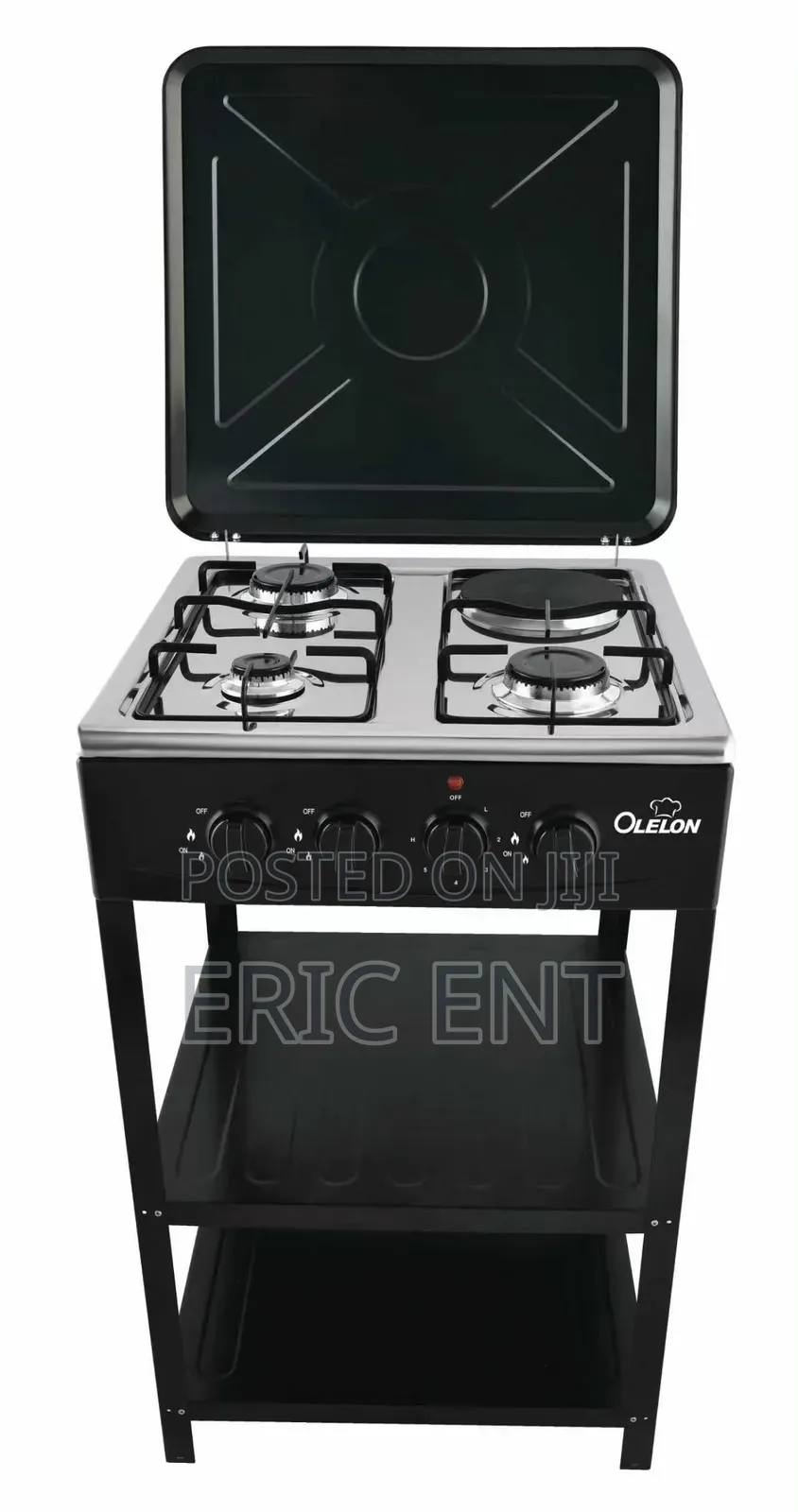 Olelon Full Standing Cooker With Shelves