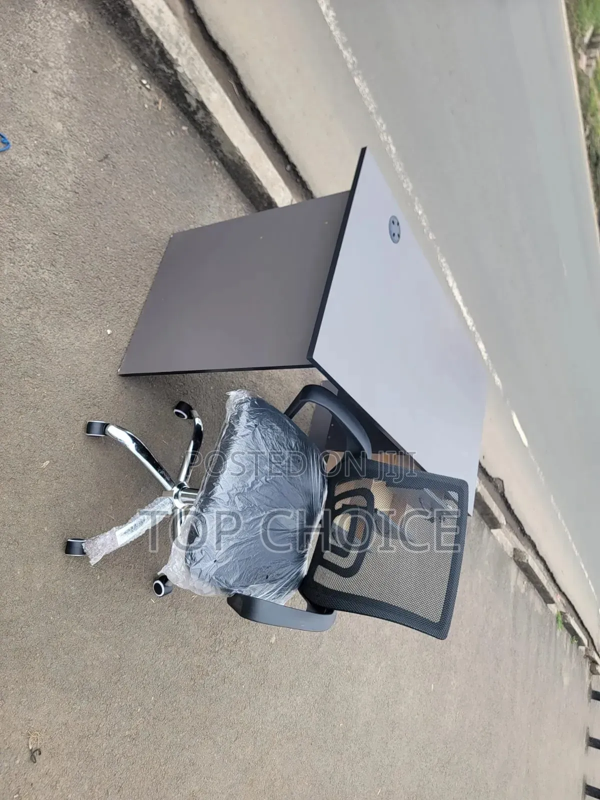 1.2-M Home Computer Desk and Swivel Mesh Chair