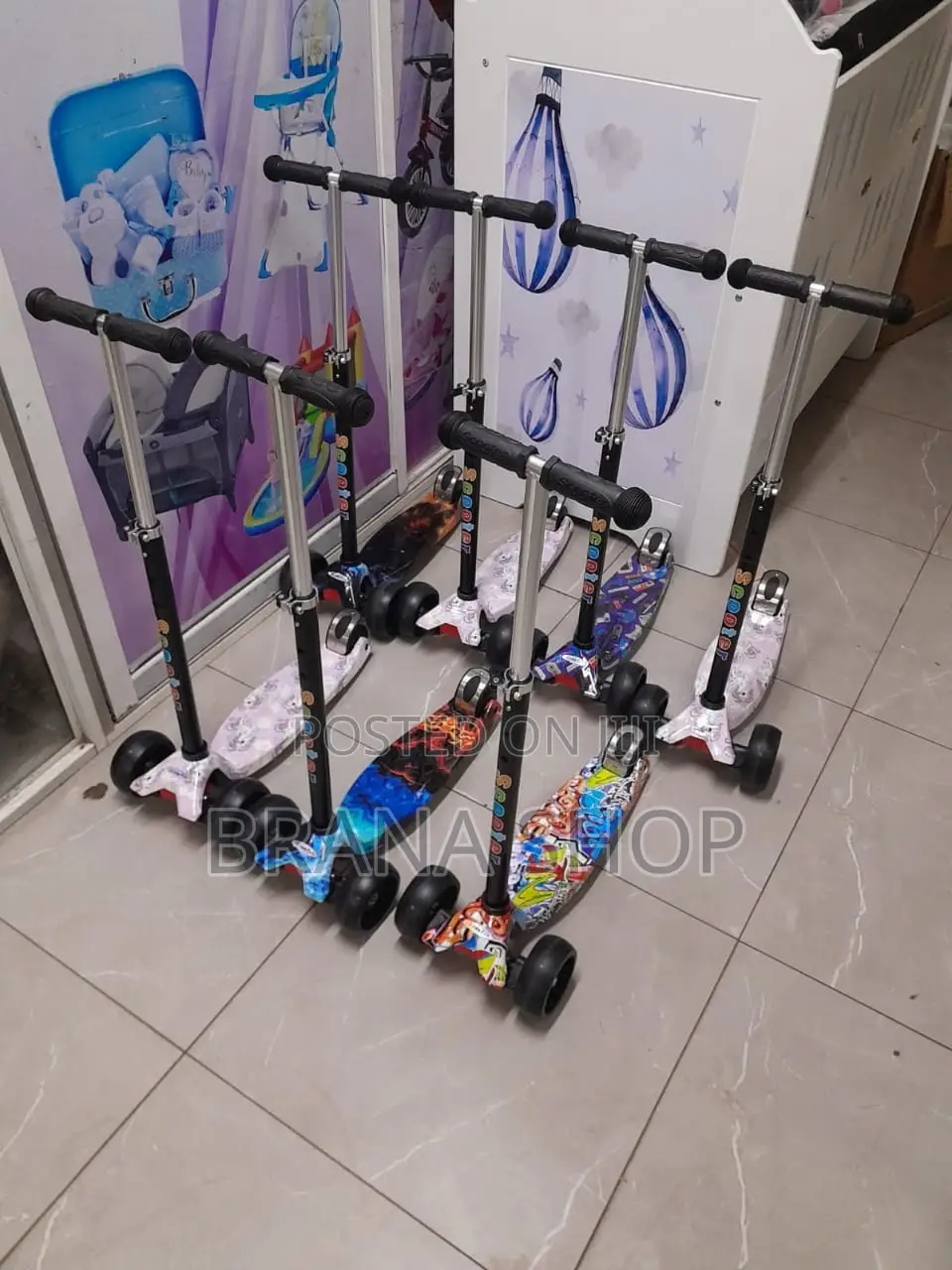 LED Light-Up Kids Scooter – Bright, Fun Colourful