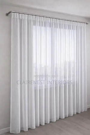 Give Your Room an Elegant Makeover With Plain White Sheers