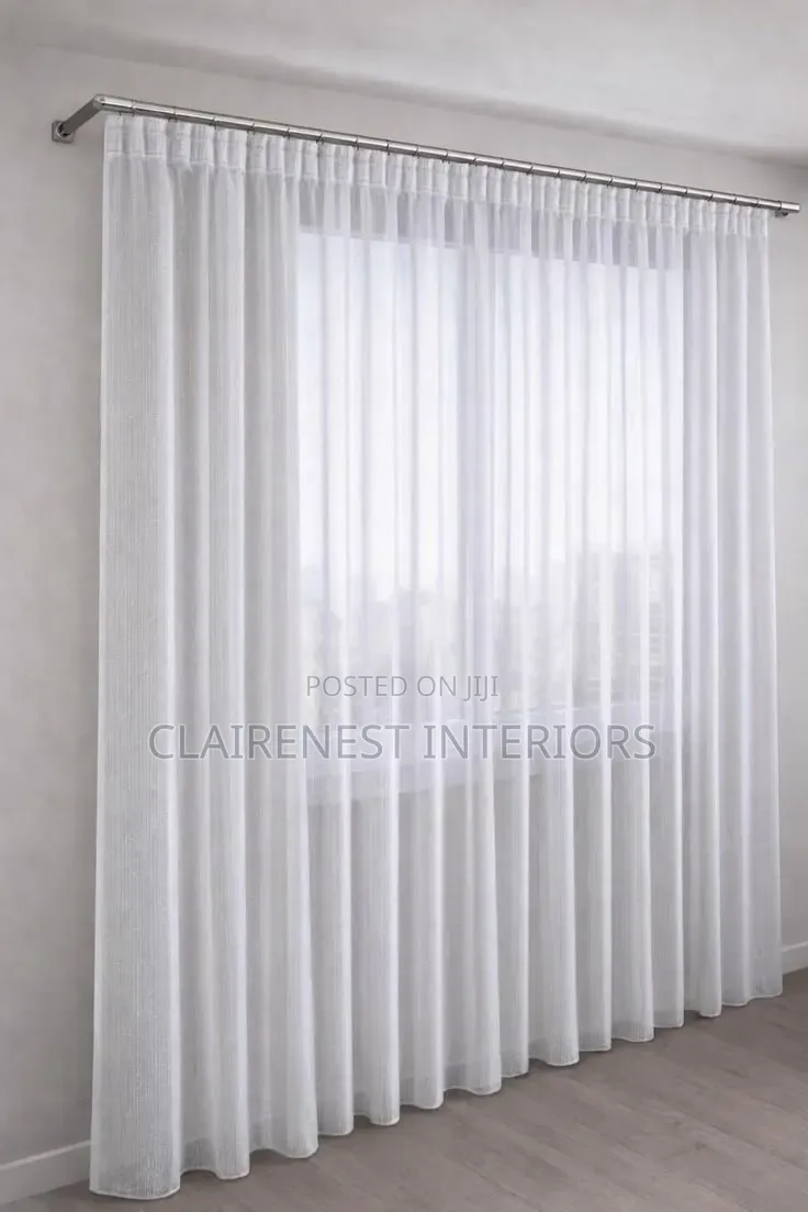 Give Your Room an Elegant Makeover With Plain White Sheers