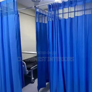 Blue Hospital Curtains for Privacy, Comfort and Professional Care.