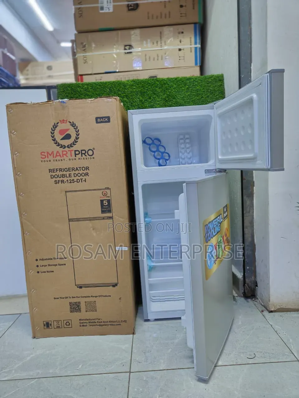 Smartpro 94Litres Double Door Fridge(125DT)