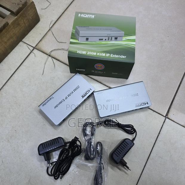200M HDMI Extender With KVM USB Keyboard Mouse - main view