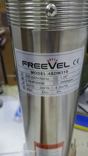 0.75 HP Submersible Pump 63m Head