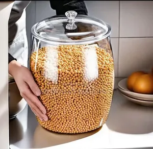 5pc Acrylic Storage Airtight Cereal Containers