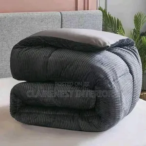 Cozy Bedding for Cozy Homes Grey and Yellow Velvet Duvets