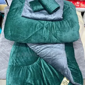 Wrap Up in Beautiful Comfort White and Green Velvet Duvets