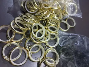 Gold Strong Drapery Rings
